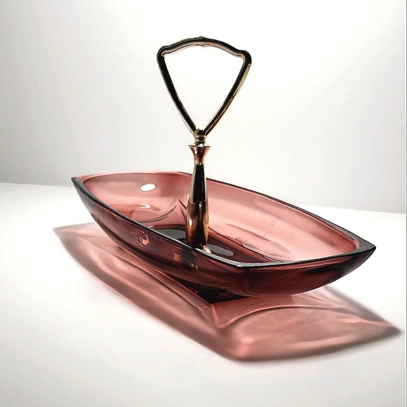 Vintage Glass Candy Dish (1960's) - Picture 4 of 10